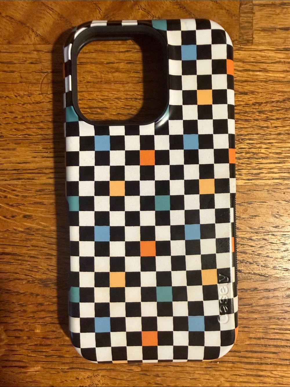 Casely iphone 16 pro case nwt checkerboard skater ska vintage rockabilly